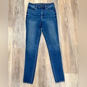 American Eagle Outfitters Dark Blue Skinny Jeans